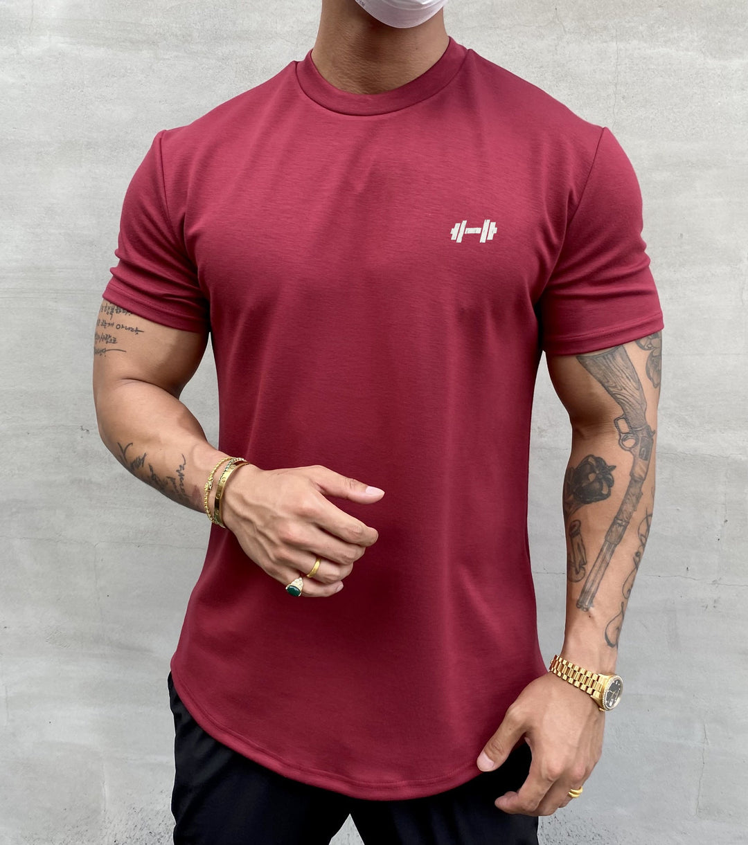 Herrars Andningsbar Casual T-shirt – Lättviktig Bekväm Stilren Vardaglig Sommaroutfit