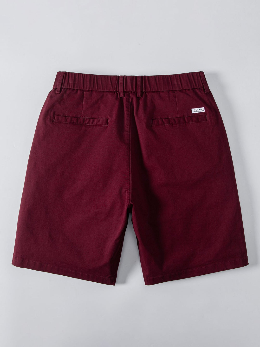 Herrers Viskosstickad Skjorta med Stretch Chino Shorts – Sommar Smart Casual Set