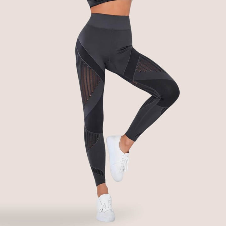 Kvinnors Formande Texturerade Leggings – Högmidjad Aktiv Passform för Dagligt Stöd