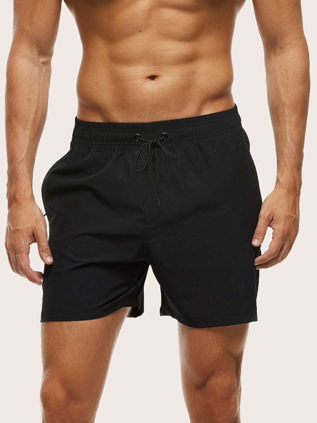 Herrarnas badshorts Snabbtorkande Lätta Bekväma Stretch Strand Pool Sommar Semester Kläder