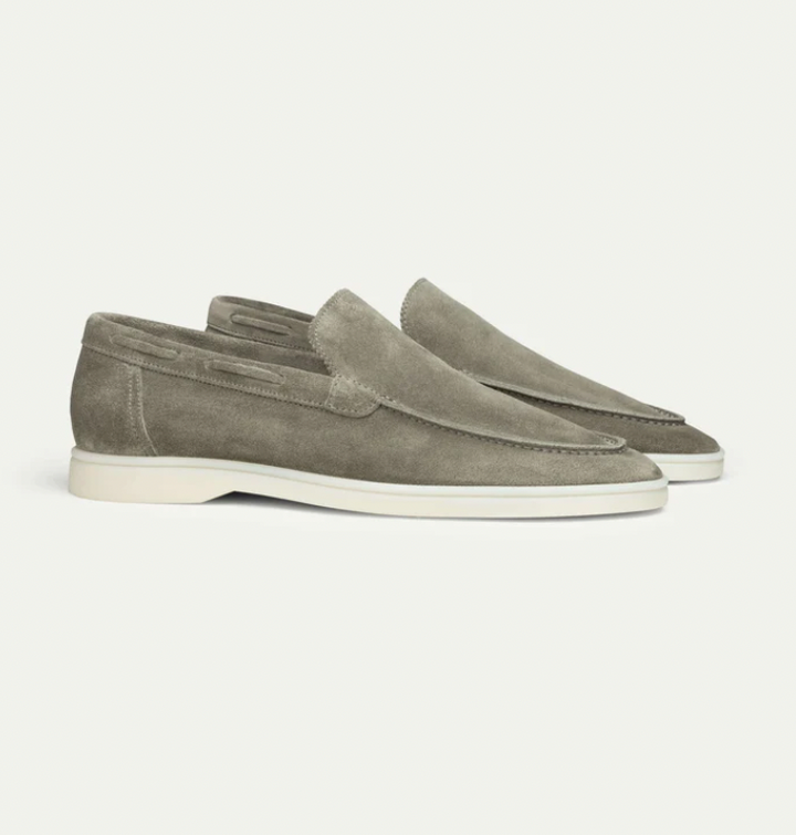 Herrsuede Slip-On Loafers Smart Casual Driving Shoes