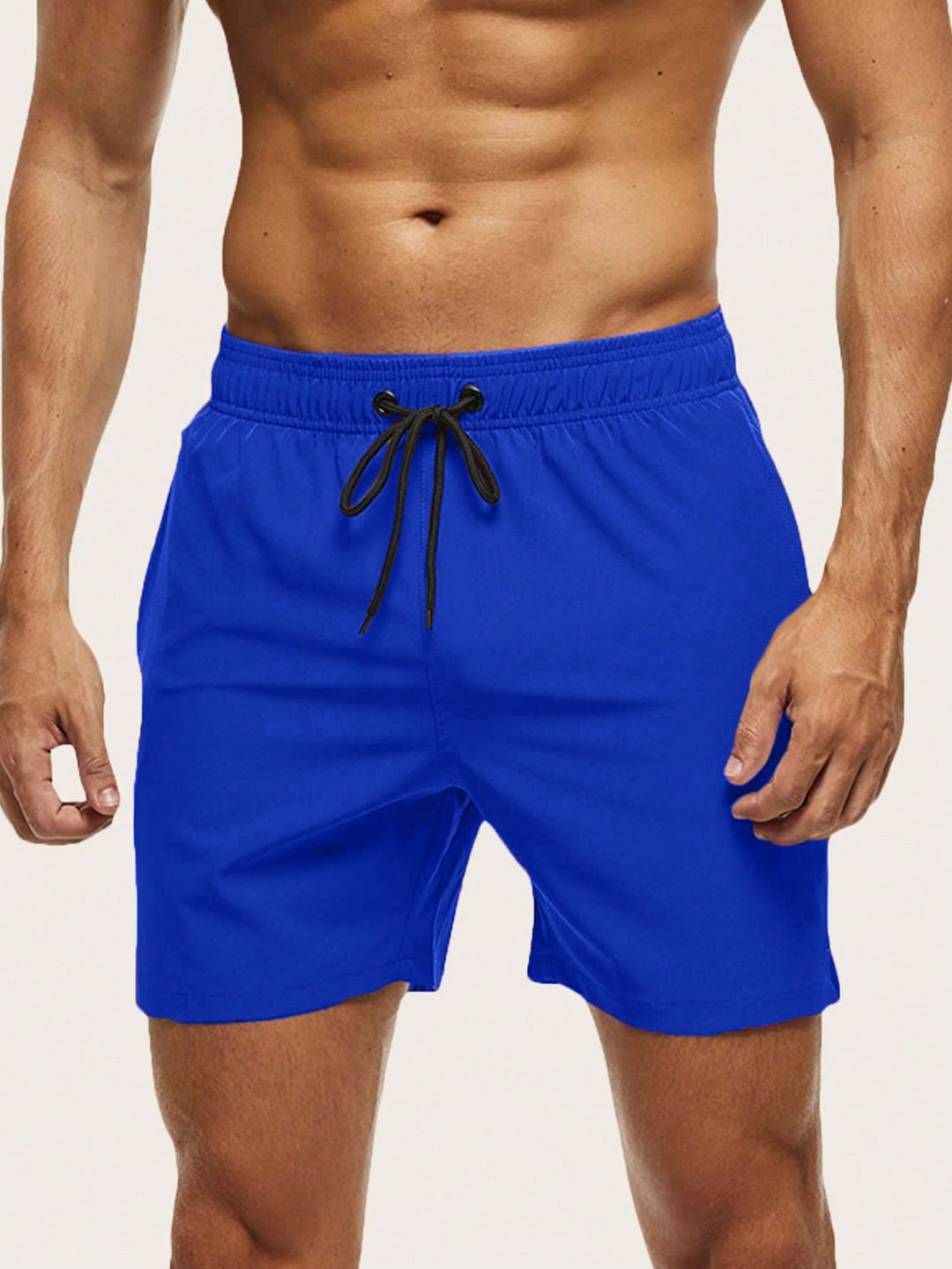 Herrarnas badshorts Snabbtorkande Lätta Bekväma Stretch Strand Pool Sommar Semester Kläder