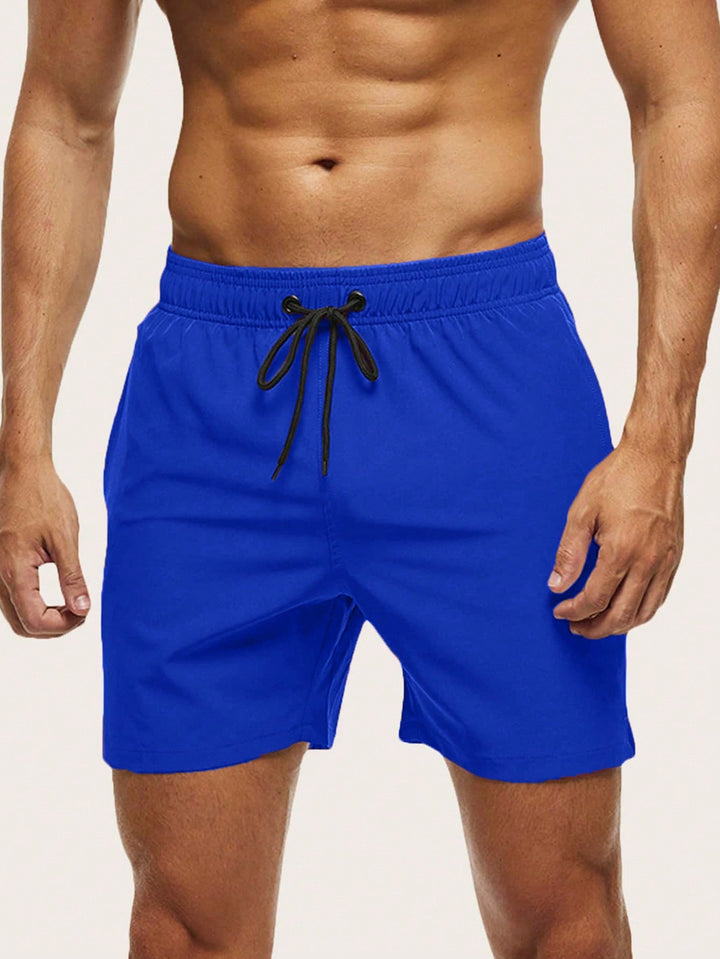 Herrarnas badshorts Snabbtorkande Lätta Bekväma Stretch Strand Pool Sommar Semester Kläder