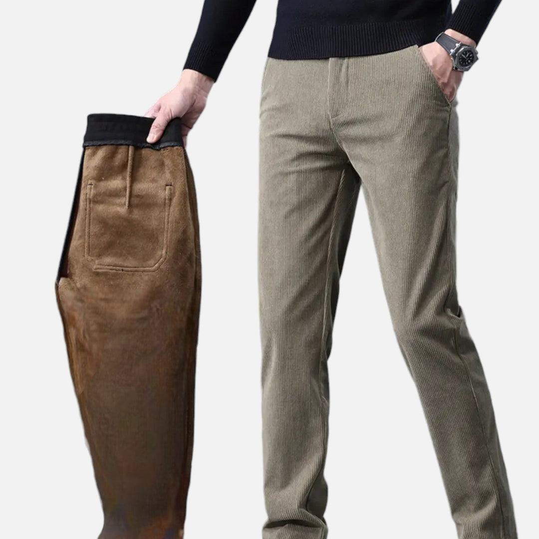 Valmonti | Herrens Chenille Rak-Leg Byxor