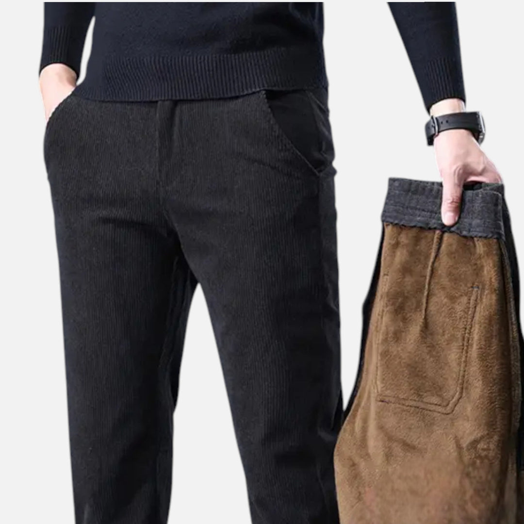 Valmonti | Herrens Chenille Rak-Leg Byxor