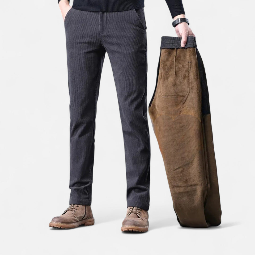 Valmonti | Herrens Chenille Rak-Leg Byxor