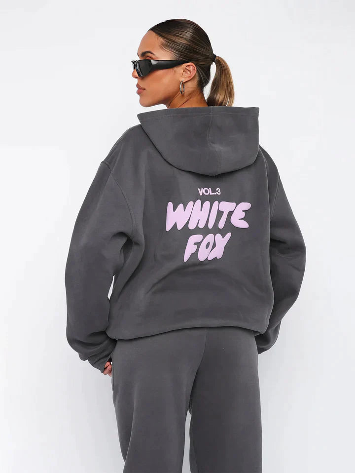 Kvinnors Hooded Tracksuit Set – Andningsbart Fuktabsorberande Sportkläder för Träning och Avkoppling