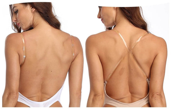 Kvinnors Rygglös Kroppshållare Djup V Formande Sömlös Stöd Osynlig Lyft Shapewear Under Klänning Topp