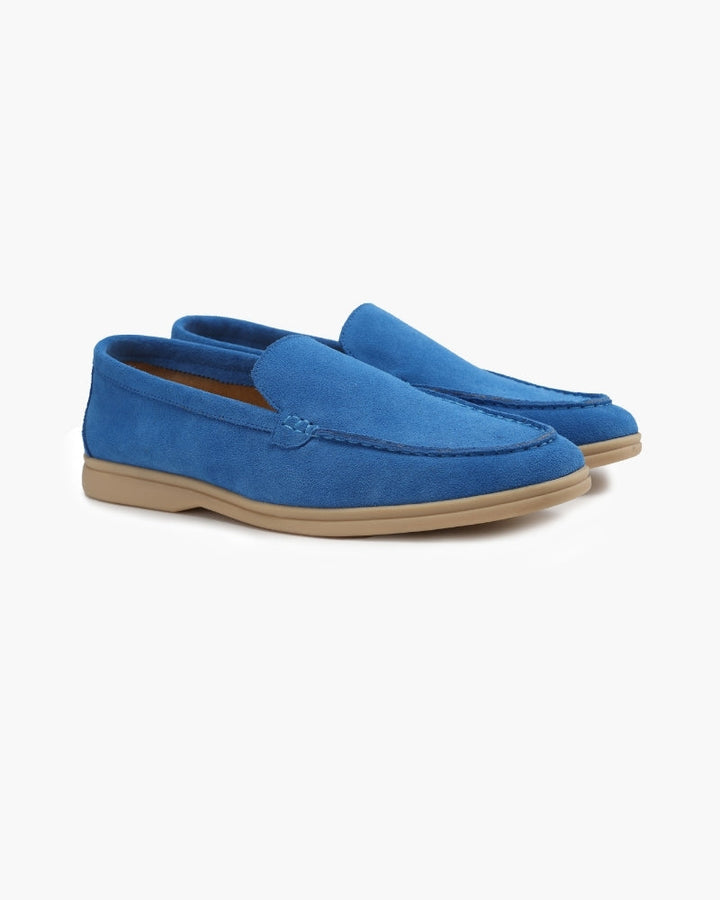 Herrens Premium Mocka Slip-On Loafers Smart Casual Skor