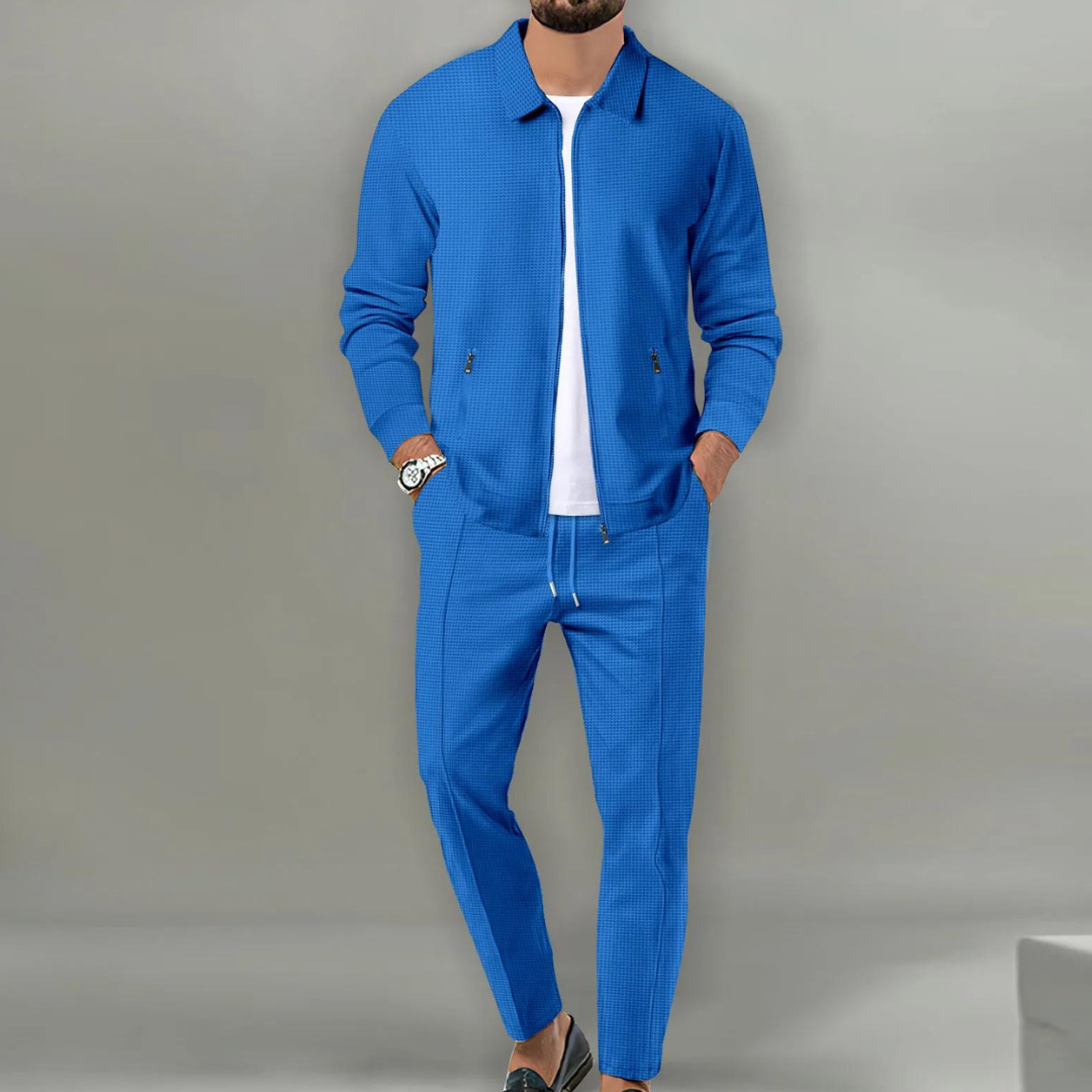 Herrens Eleganta Avslappnade Kostymset – Skräddarsydd Bekväm Stilig Chic Mångsidig Smart Vardagsoutfit