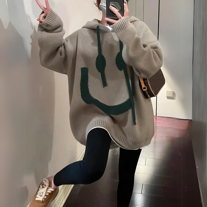 Kvinnors Varm Mysig Hoodie – Mjuk Bekväm Avslappnad Casual Everyday Stilren Huvtröja