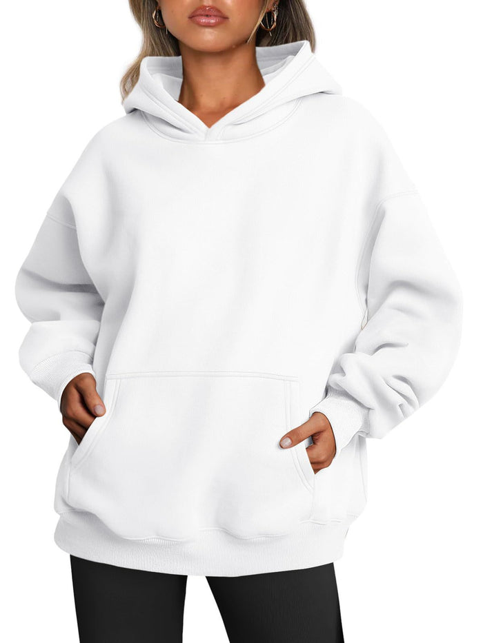 Selma | Oversize hoodie med fleecefoder och känguruficka
