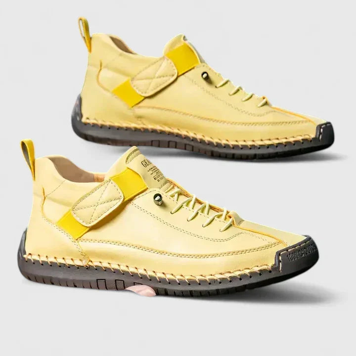 Kvinnors Skinnlook Velcro Snörning Promenadsneakers