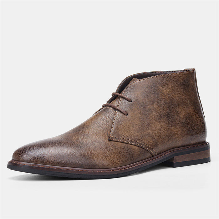 Herr Desert Boots med Snörning och Klassisk Stil