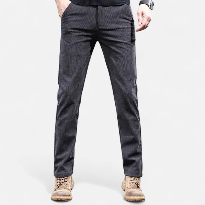 Valmonti | Herrens Chenille Rak-Leg Byxor