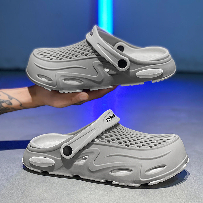 Mäns Andningsbara Ergonomiska Träskor – Lätta Slip-On Skor för Trädgård, Resor och Vardagsbruk