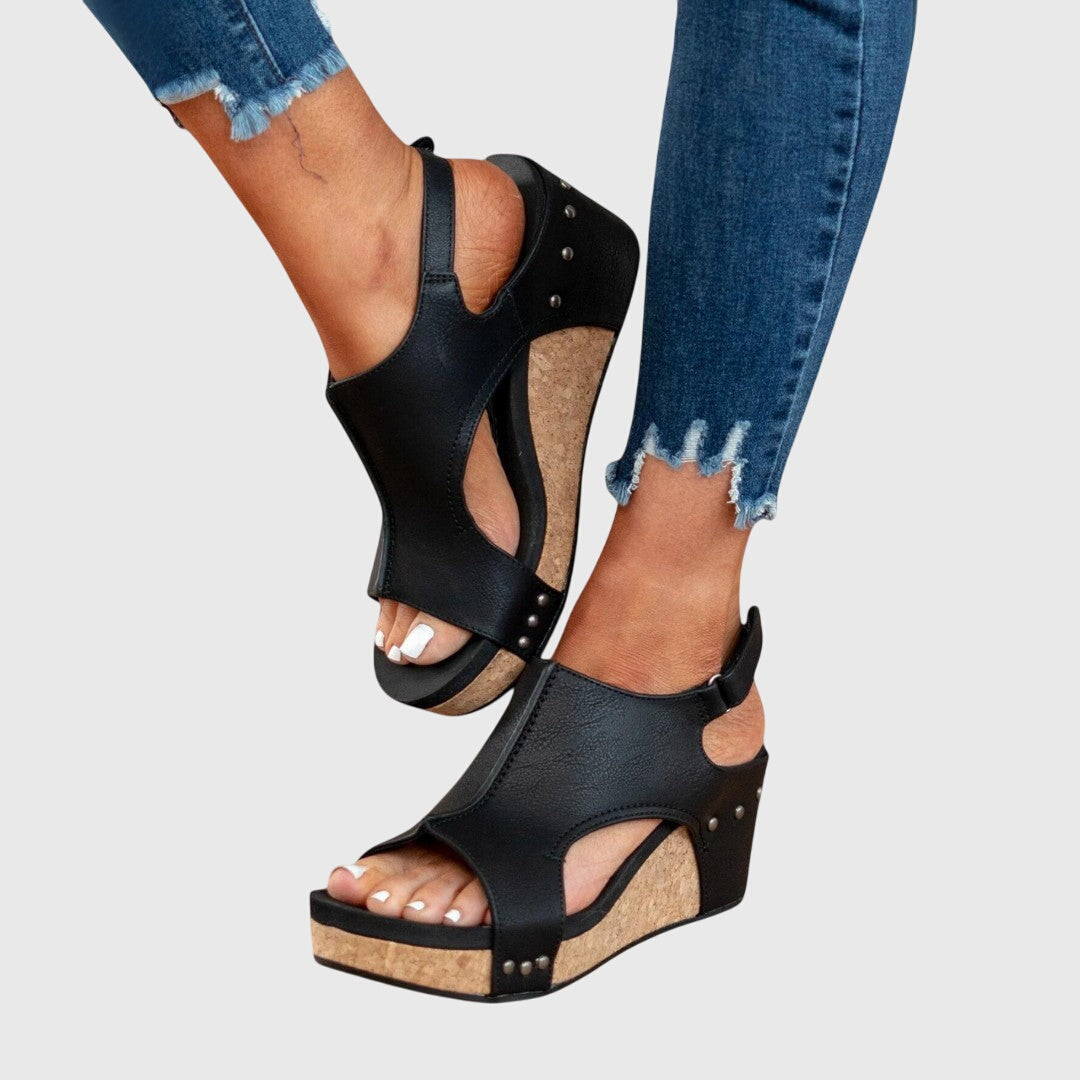 Kvinnors Ortopediska Wedge Sandaler för Dagligt Komfort Stil