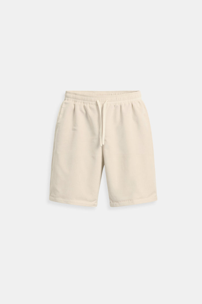 Herrars avslappnade shorts med dragsko för vardagligt bruk