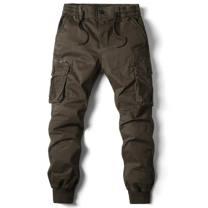 Herrars Cargo Jogger Multi-Fickor Streetwear Utility Byxor