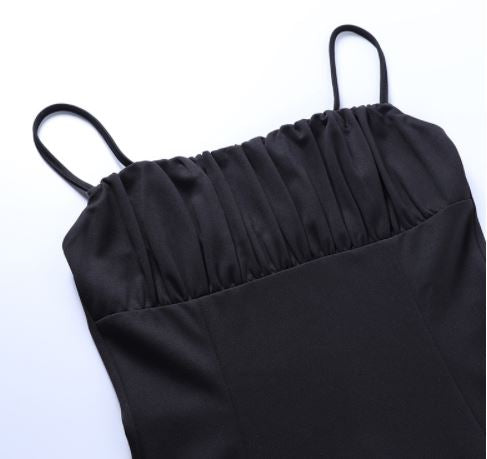 Kvinnors Bodycon Mini Klänning med Dubbel Slits – Spännande Sommarfest Stil