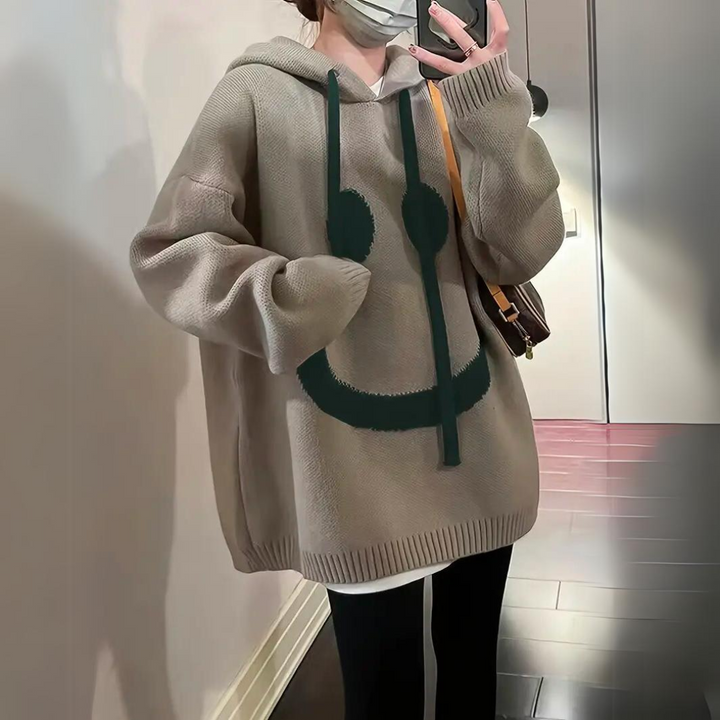 Kvinnors Varm Mysig Hoodie – Mjuk Bekväm Avslappnad Casual Everyday Stilren Huvtröja