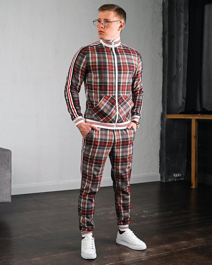 Mans Tvådelade Outfit Set – Bekväm, Andningsbar, Stilig, Modern, Casual, Mångsidig, Vardagskläder