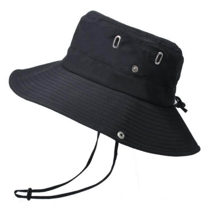 Herrars Vattentålig Bucket Hat – UPF 50+ Bredbrättad Solskydd för Vandring och Fiske