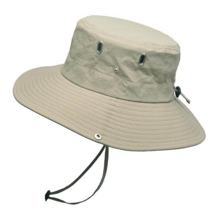 Herrars Vattentålig Bucket Hat – UPF 50+ Bredbrättad Solskydd för Vandring och Fiske