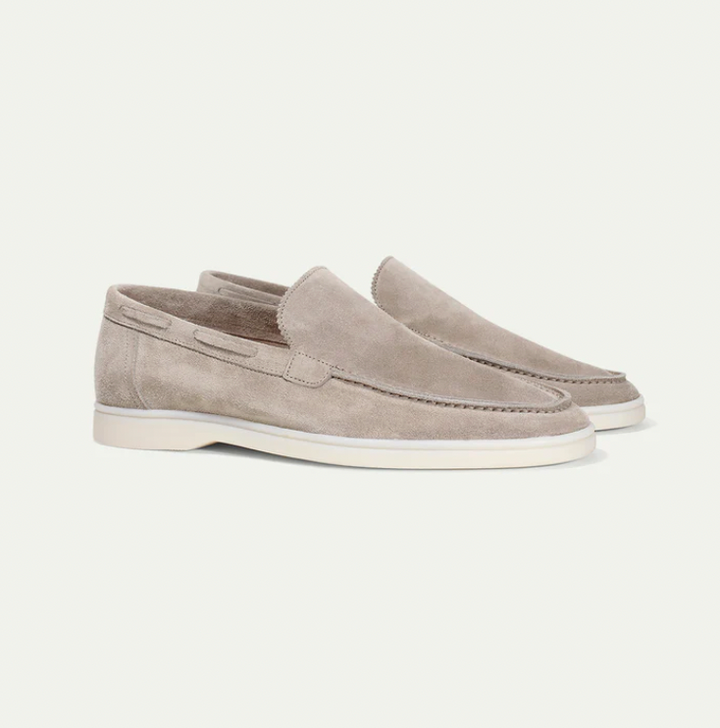 Herrsuede Slip-On Loafers Smart Casual Driving Shoes