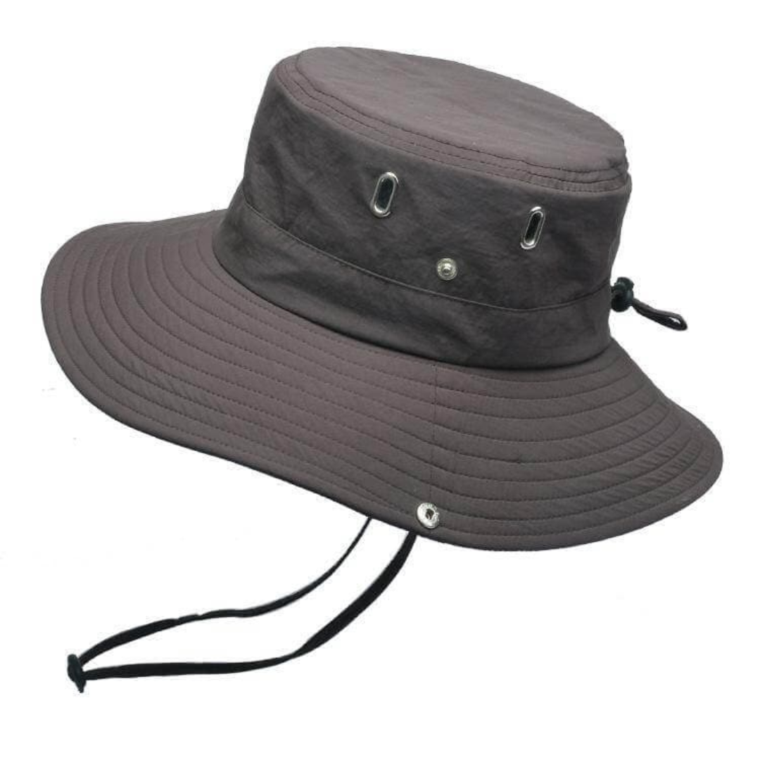 Herrars Vattentålig Bucket Hat – UPF 50+ Bredbrättad Solskydd för Vandring och Fiske