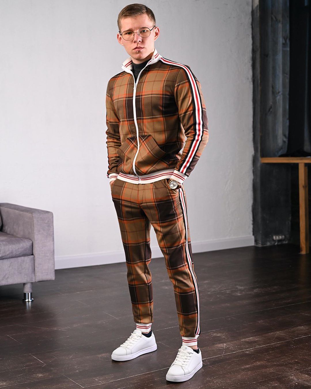 Mans Tvådelade Outfit Set – Bekväm, Andningsbar, Stilig, Modern, Casual, Mångsidig, Vardagskläder