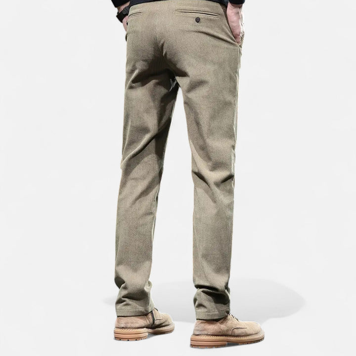 Valmonti | Herrens Chenille Rak-Leg Byxor
