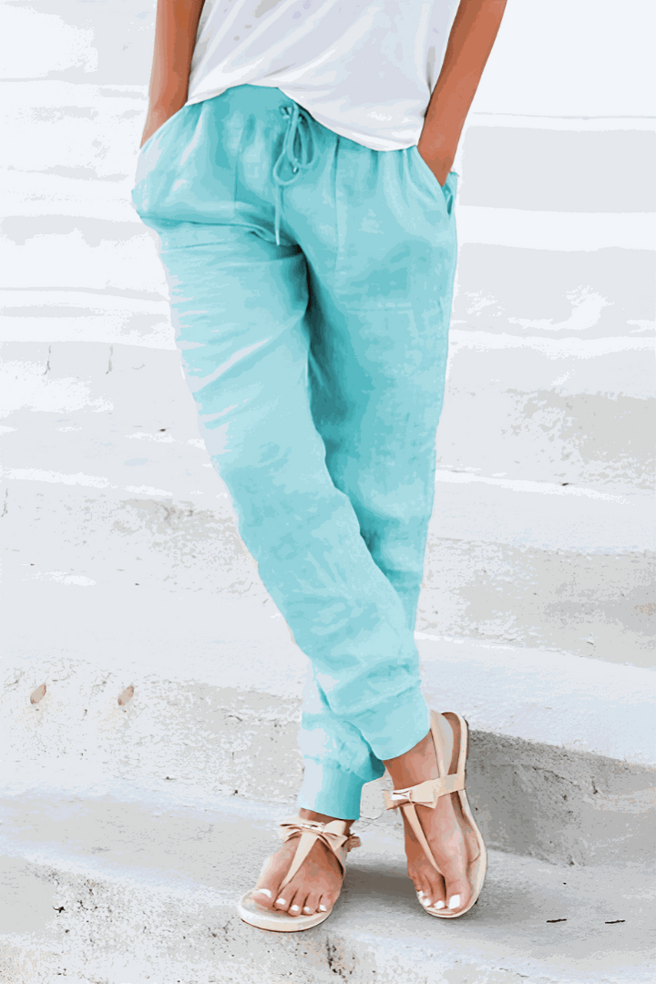 Damernas Dragsko Tapered Leg Cuff Byxor