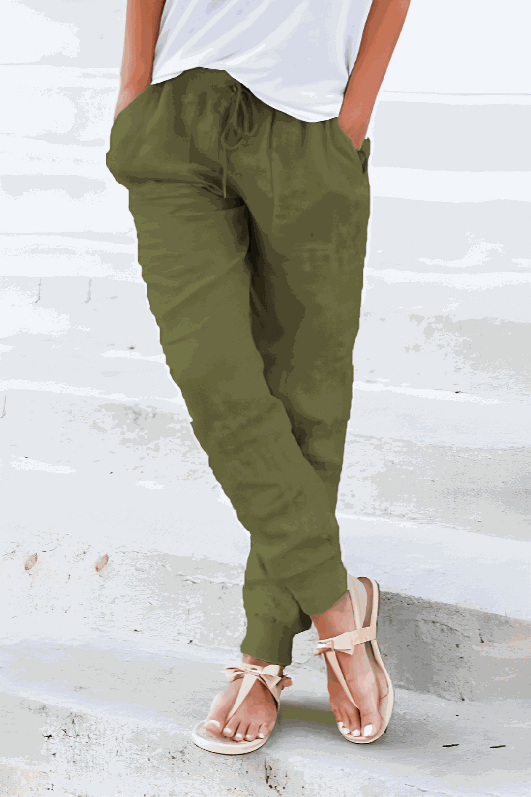 Damernas Dragsko Tapered Leg Cuff Byxor