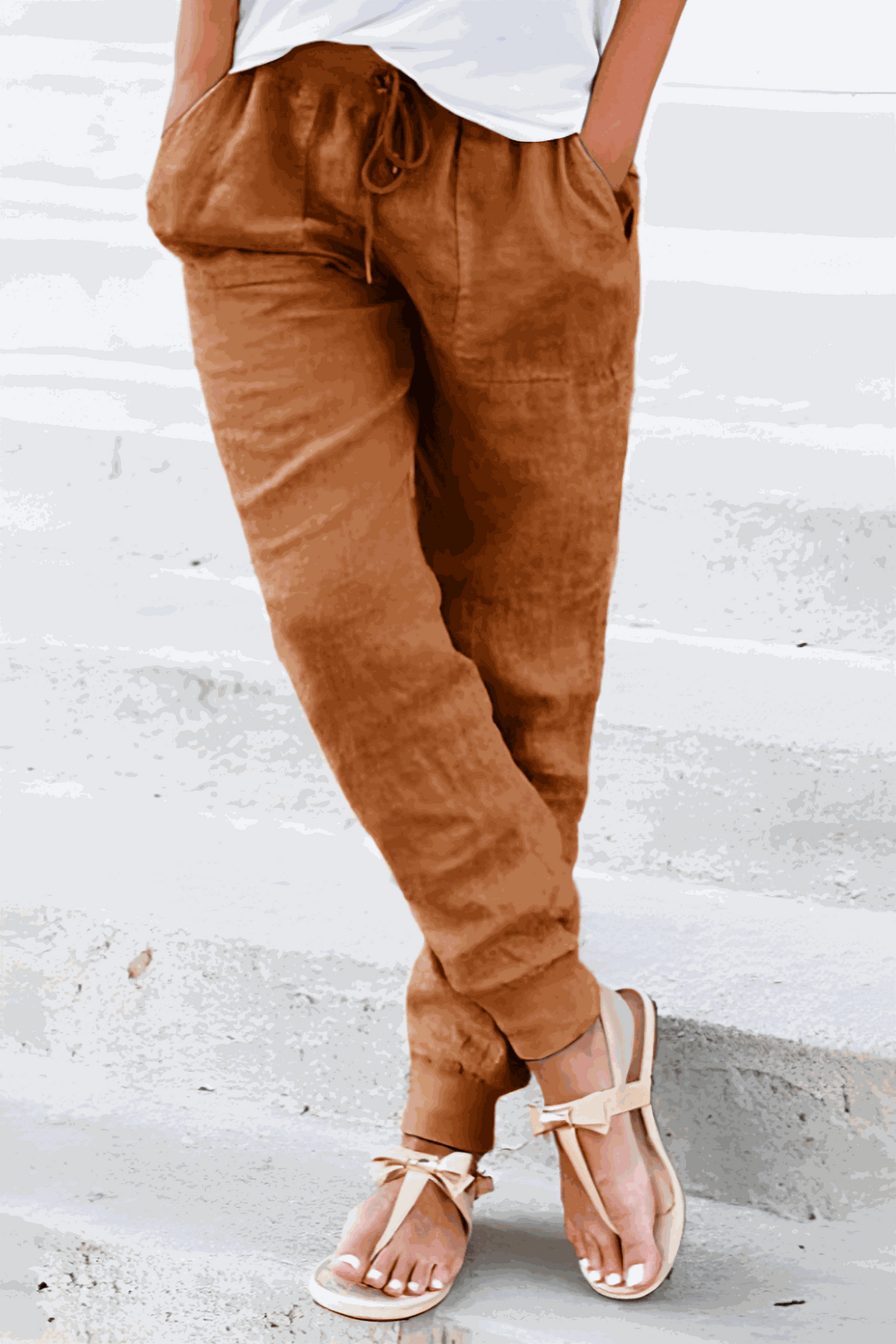 Damernas Dragsko Tapered Leg Cuff Byxor