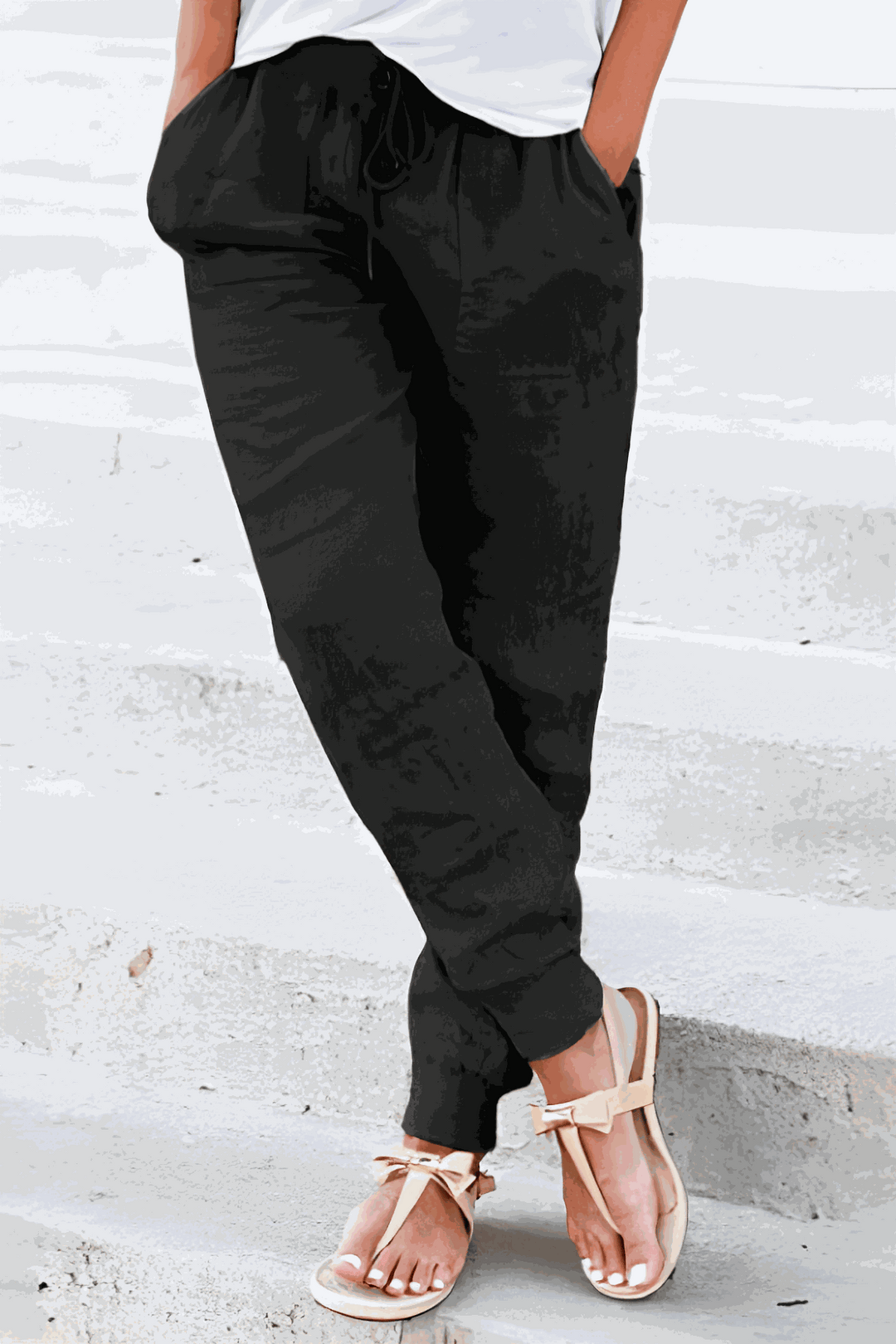 Damernas Dragsko Tapered Leg Cuff Byxor
