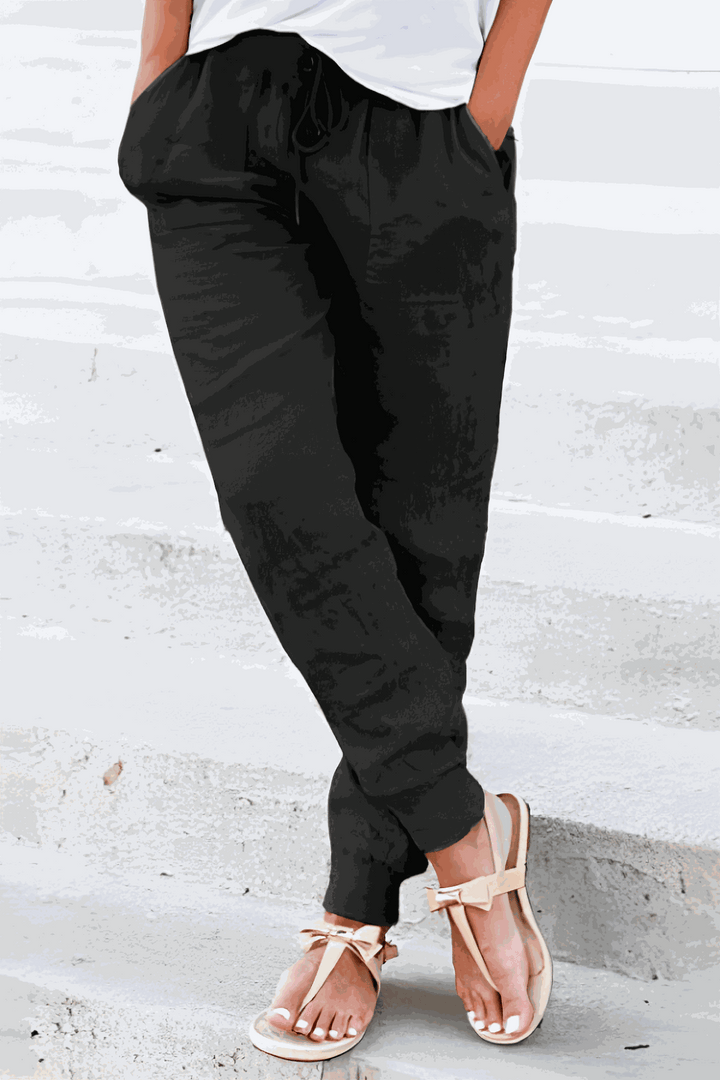 Damernas Dragsko Tapered Leg Cuff Byxor