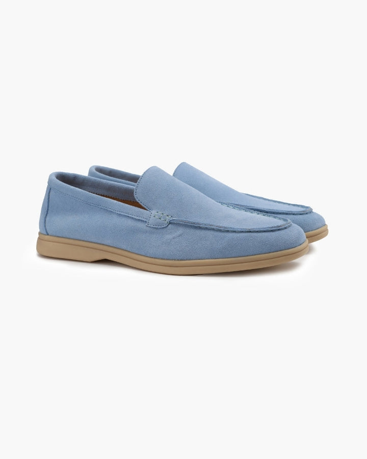 Herrens Premium Mocka Slip-On Loafers Smart Casual Skor