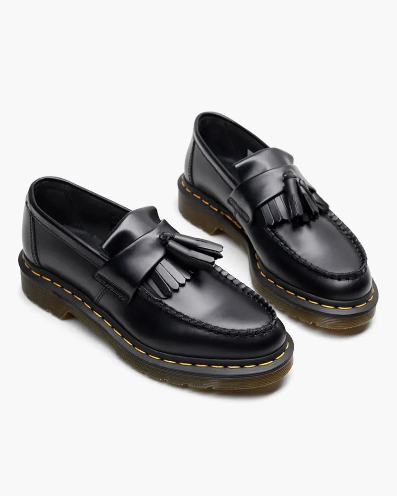 Herrarnas Loafers i Läder med Fransdetalj och Chunky Sula