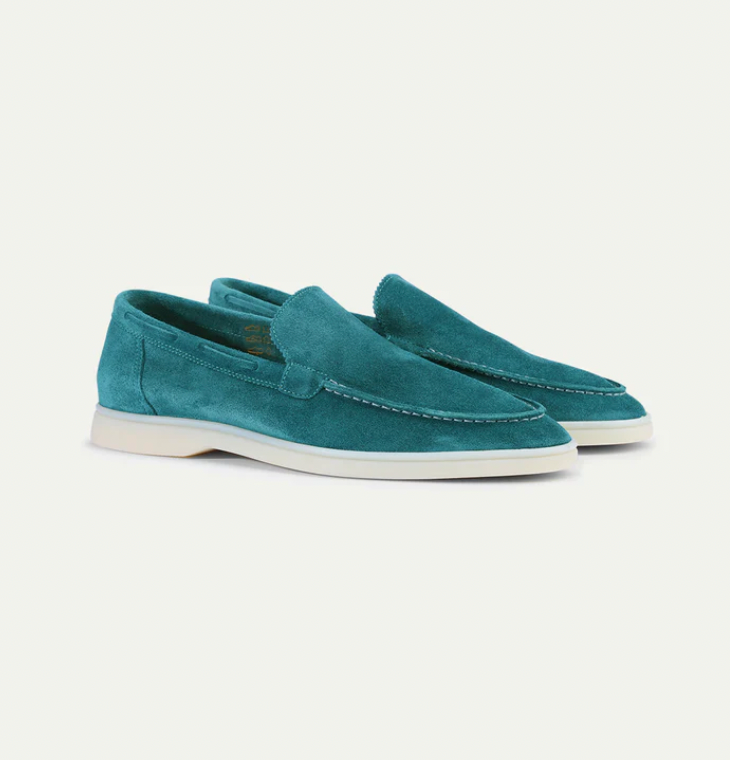 Herrsuede Slip-On Loafers Smart Casual Driving Shoes