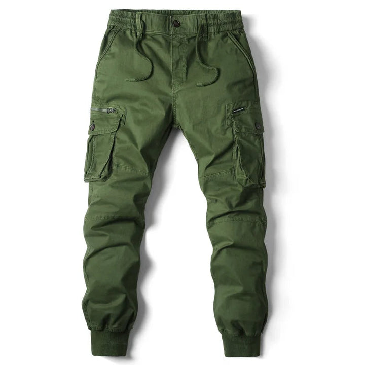 Herrars Cargo Jogger Multi-Fickor Streetwear Utility Byxor
