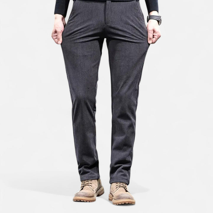 Valmonti | Herrens Chenille Rak-Leg Byxor