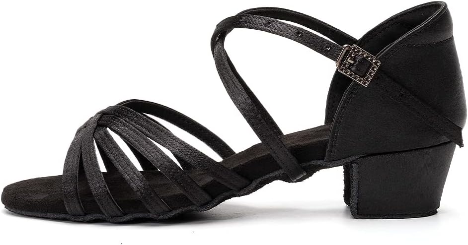 Kvinnors Sandaler med Remmar Blockklack Spänne Detalj Skor