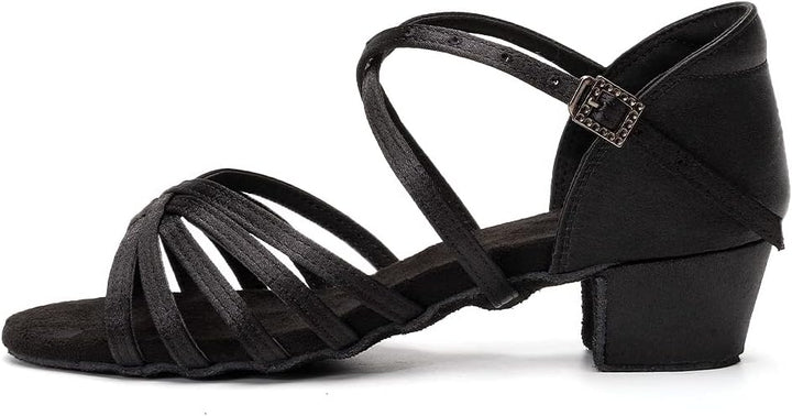 Kvinnors Sandaler med Remmar Blockklack Spänne Detalj Skor