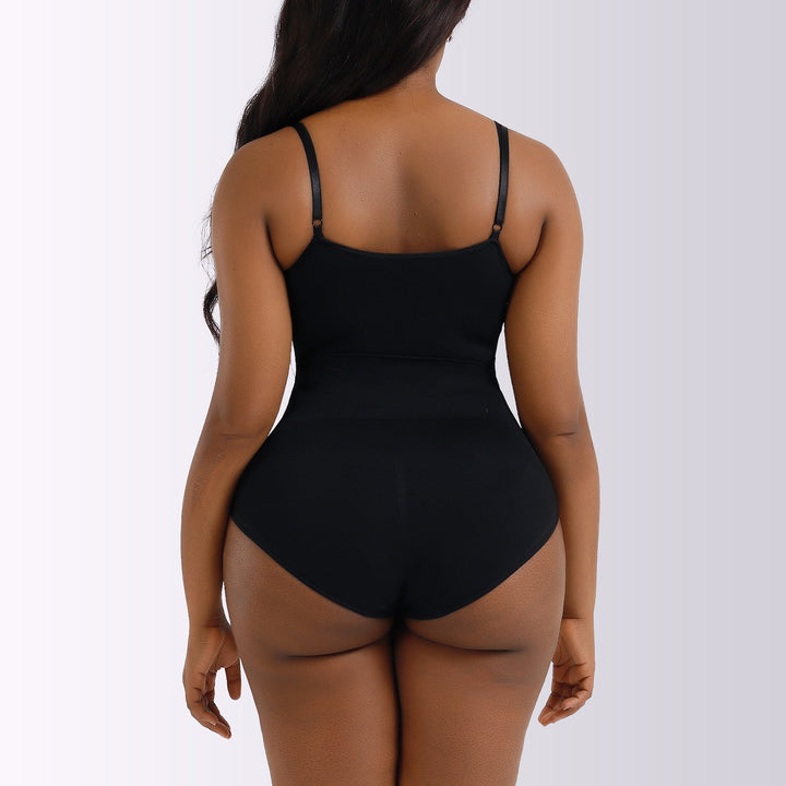 Kvinnors Formande Bodysuit Justerbara Remmar Slät Passform