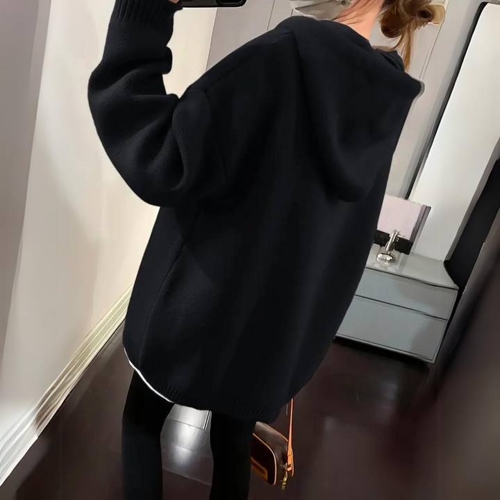 Kvinnors Varm Mysig Hoodie – Mjuk Bekväm Avslappnad Casual Everyday Stilren Huvtröja