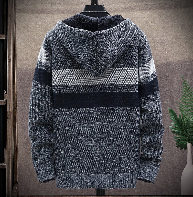 Herrhoodie med dragkedja – Mjuk och lätt lager för avslappnad och smart-casual stil