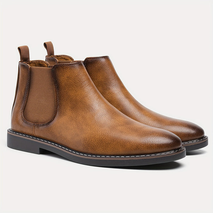 Herr Chelsea-Boots med Elastiska Sido-Paneler