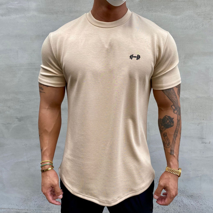 Herrars Andningsbar Casual T-shirt – Lättviktig Bekväm Stilren Vardaglig Sommaroutfit