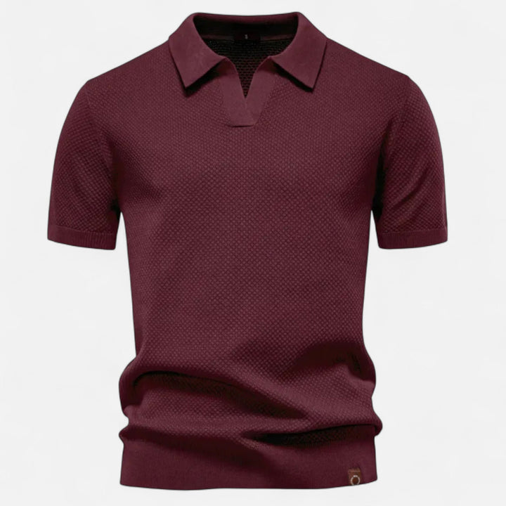 Valmonti | Herrs Pineapple Ull Polo Skjorta